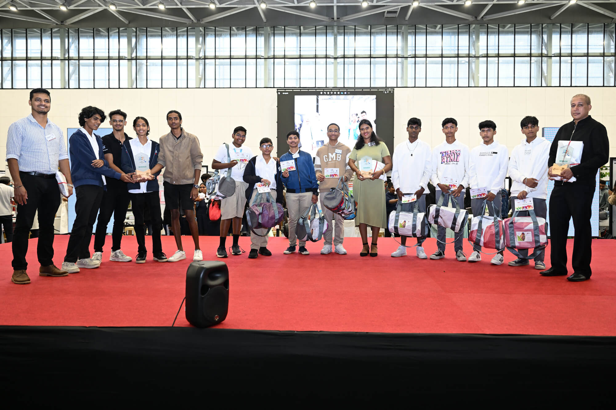 Group photo of students