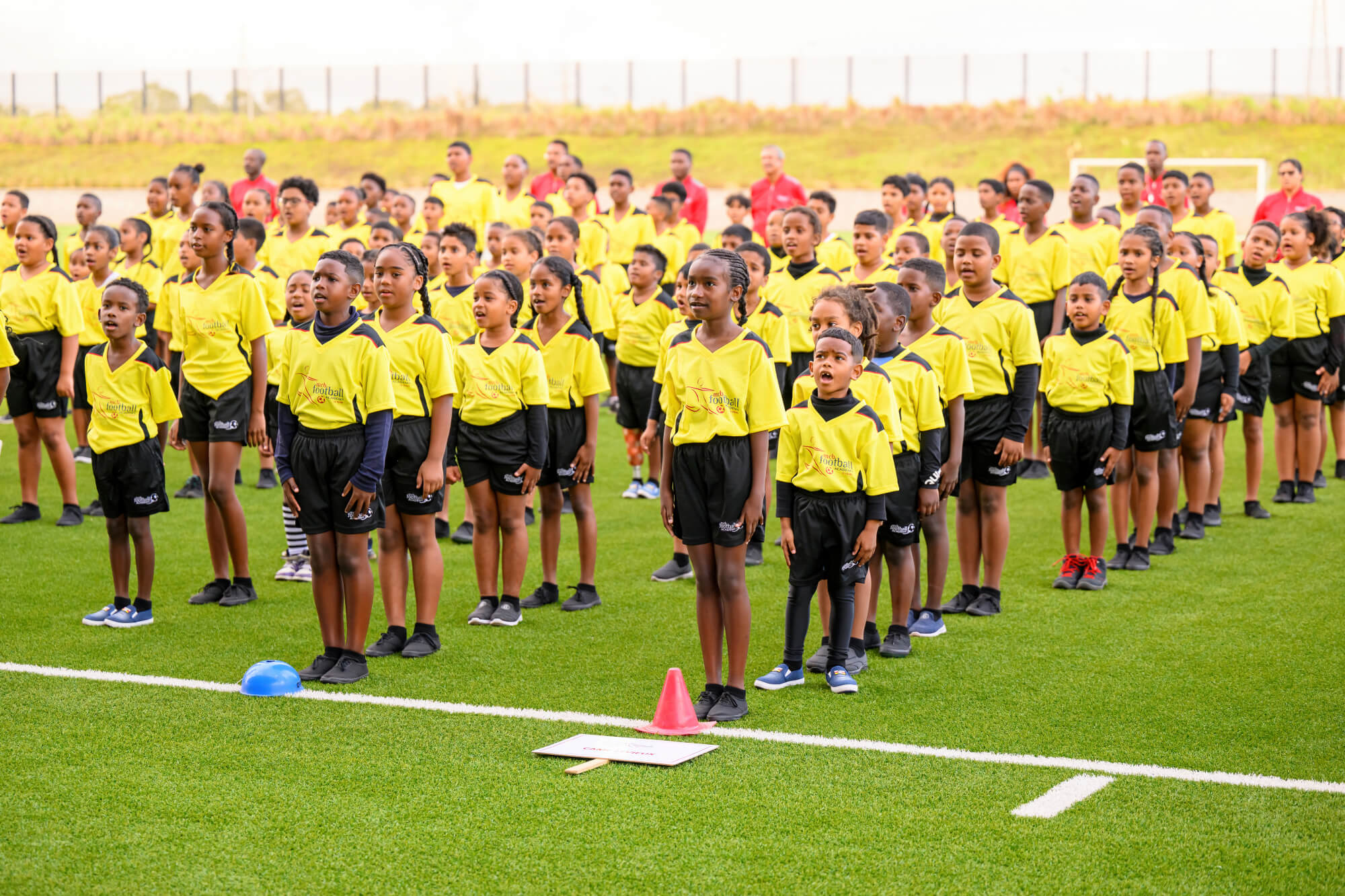 MCB Football Academy kids.