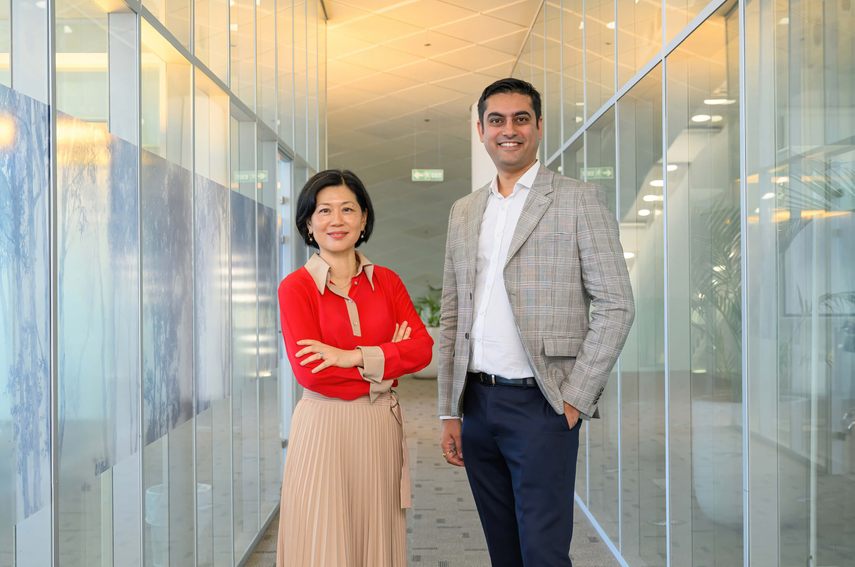 MCB employees in MCB Saint Jean building