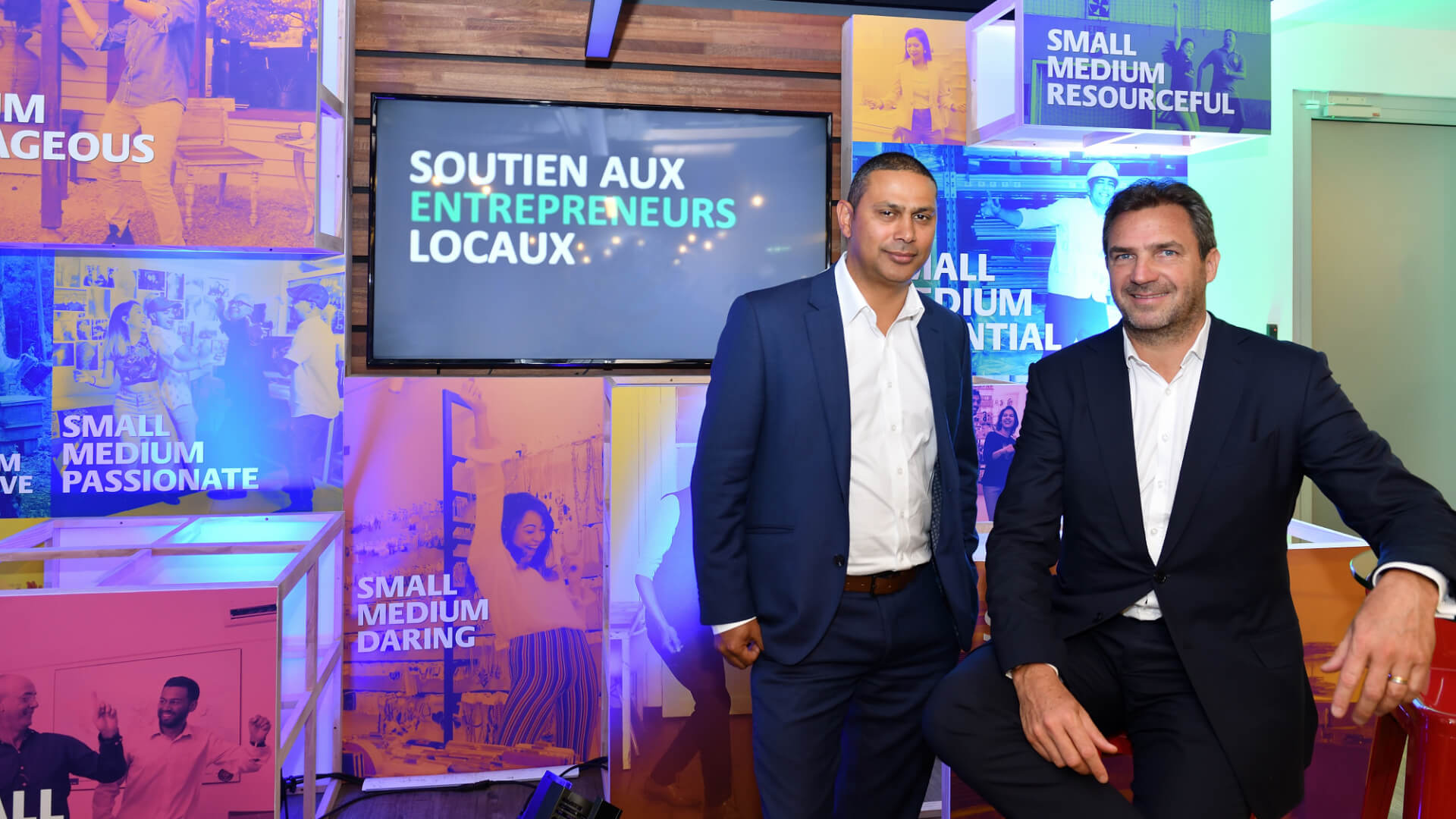 Raoul Gufflet and Dominic provencal posing for a photo