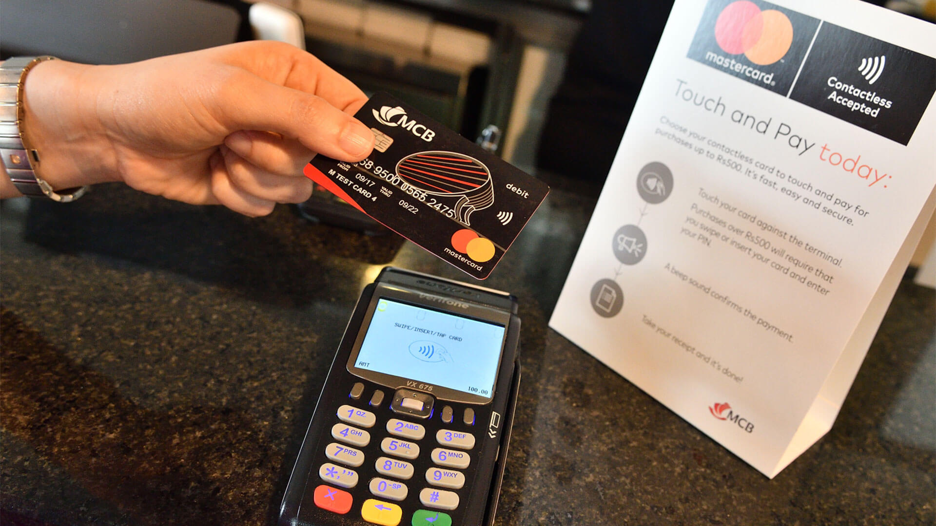 Touch&pay MCB product